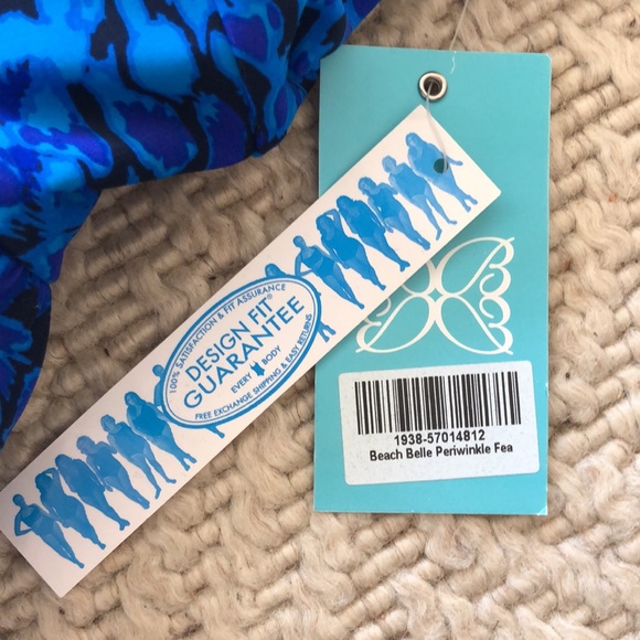 NWT Beach Belle modest tummy control swim suit - Picture 4 of 12